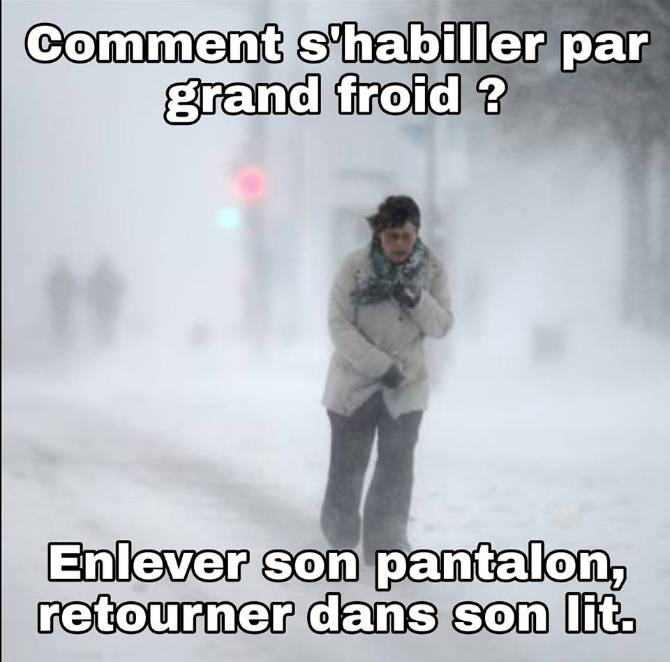 Comment S Habiller Par Grand Froid Humour France Fr