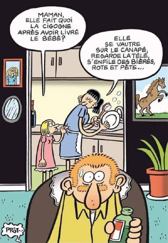 Maman Elle Fait Quoi La Cigogne Humour France Fr